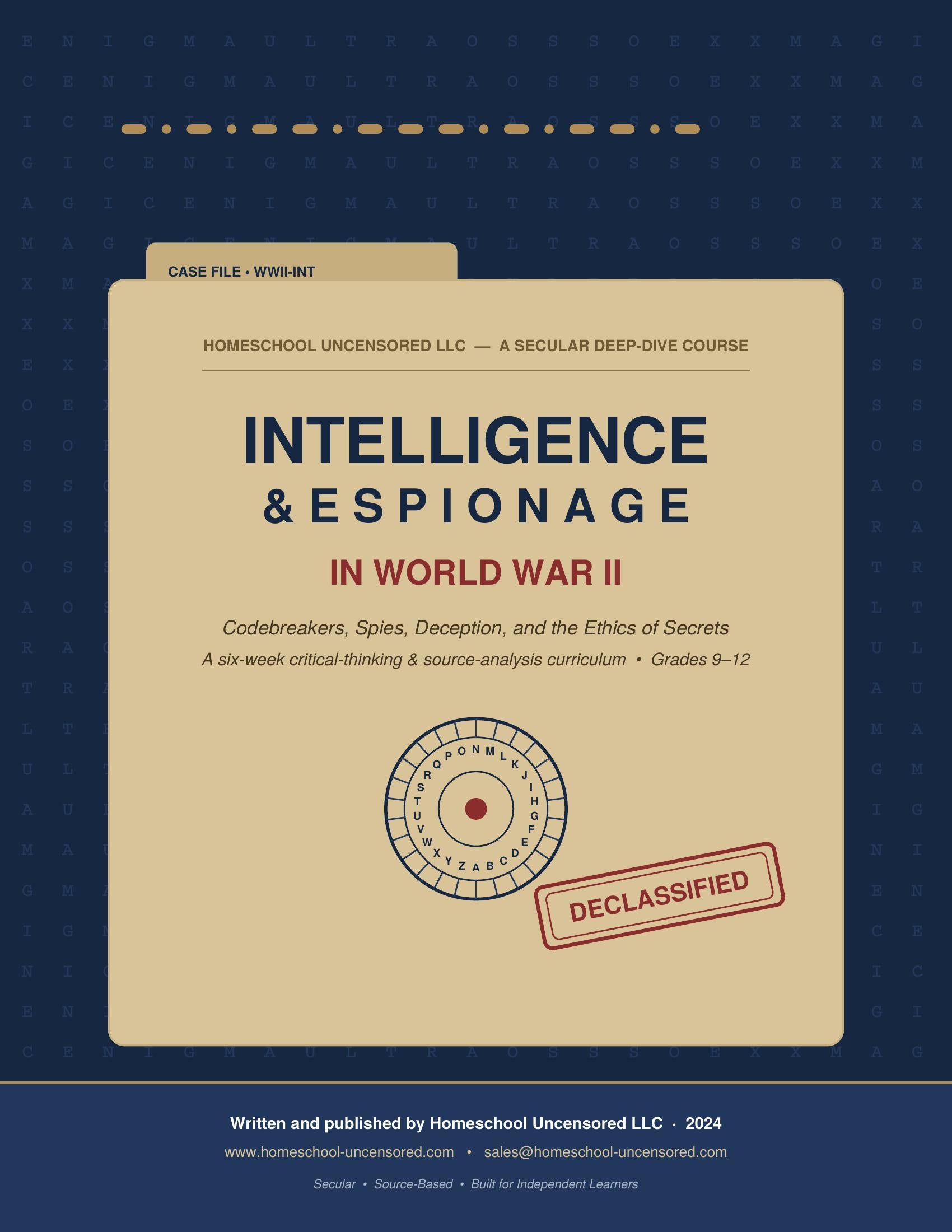 Intelligence and Espionage During WWII Free Preview