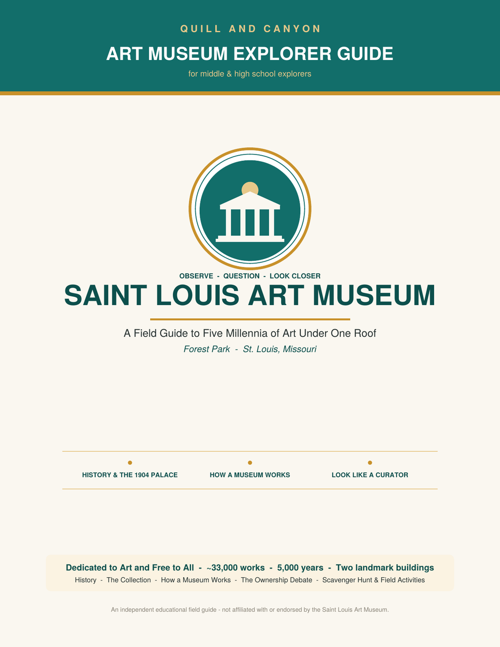 St. Louis Art Museum Explorer Guide
