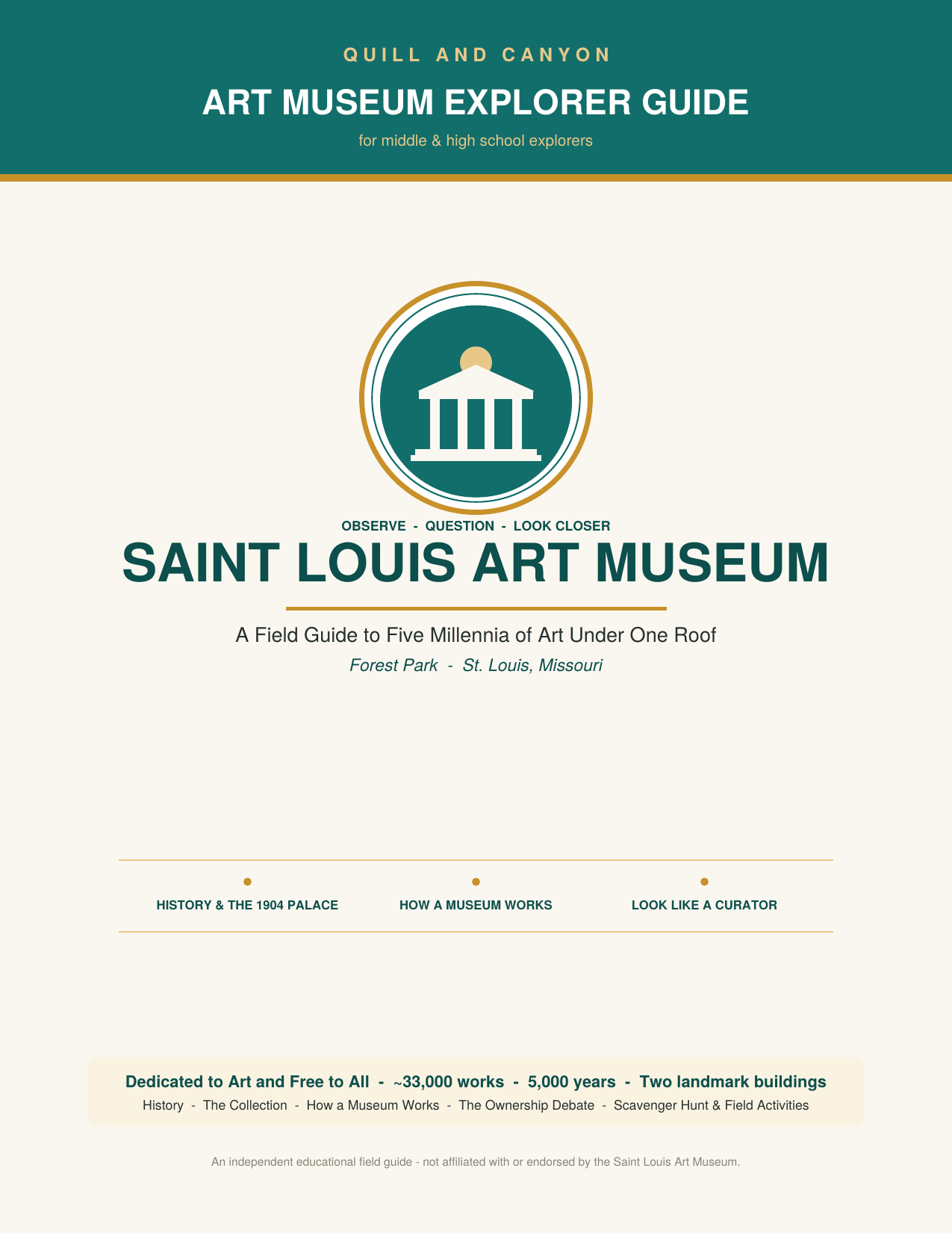St. Louis Art Museum Explorer Guide