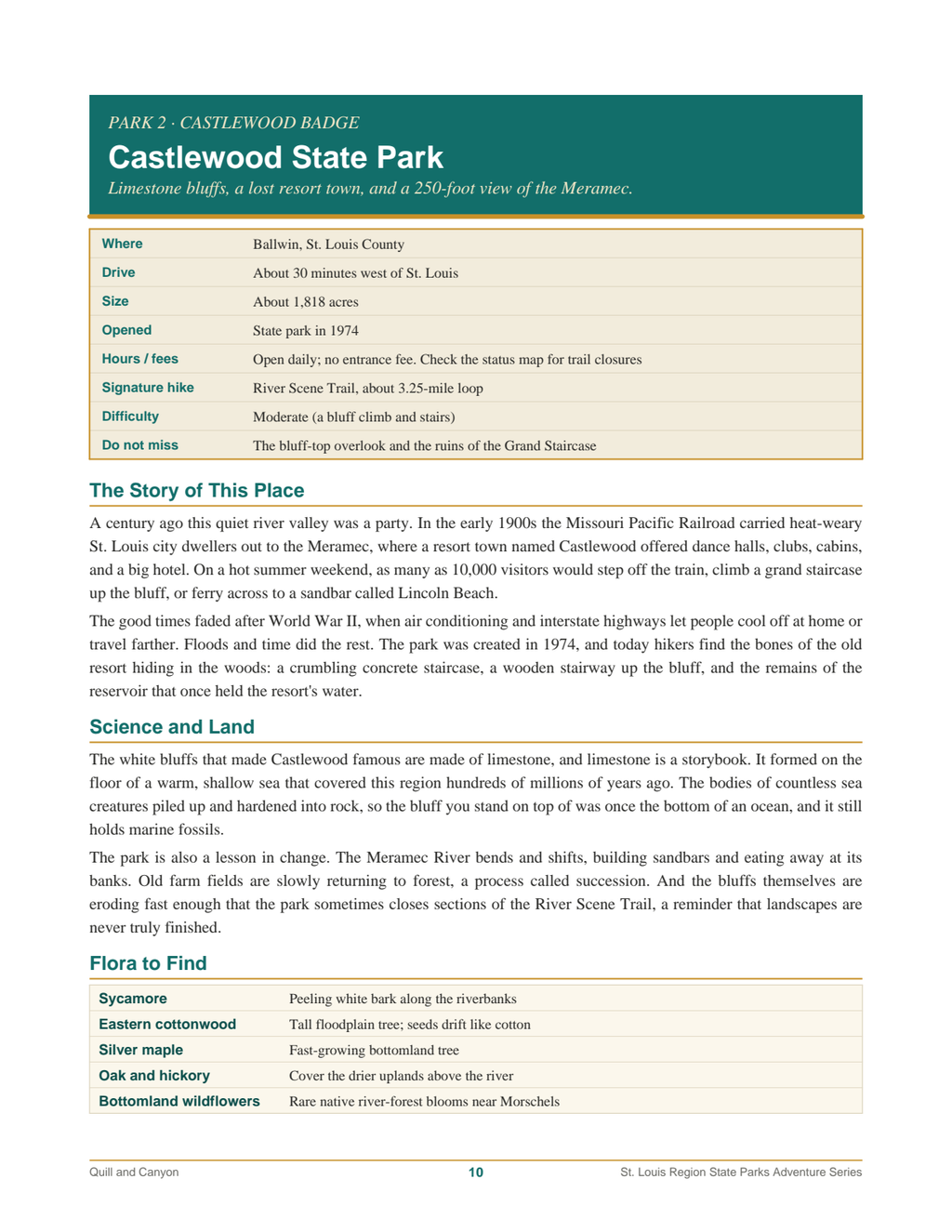 St. Louis Region State Parks Adventure Guide
