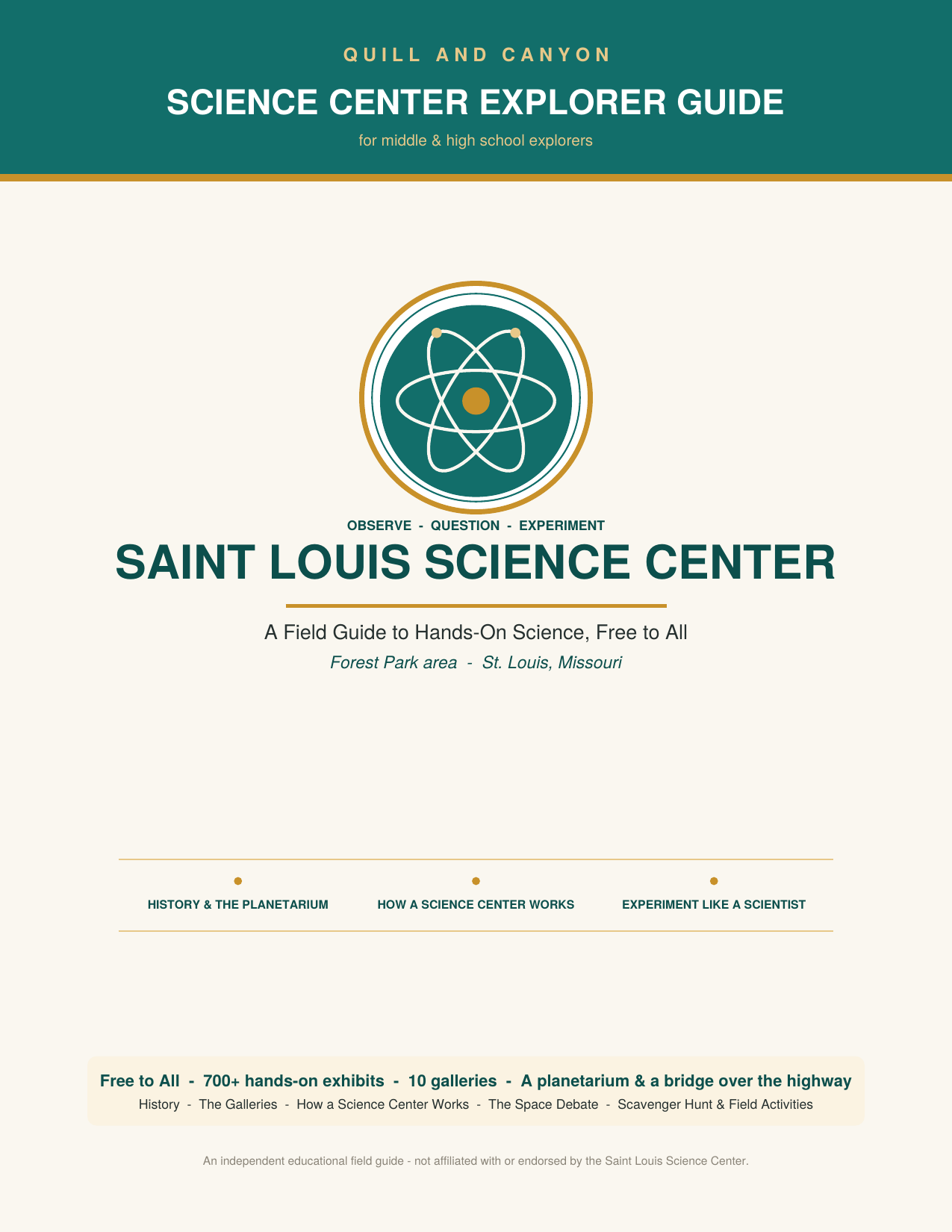 St. Louis Science Center Explorer Guide