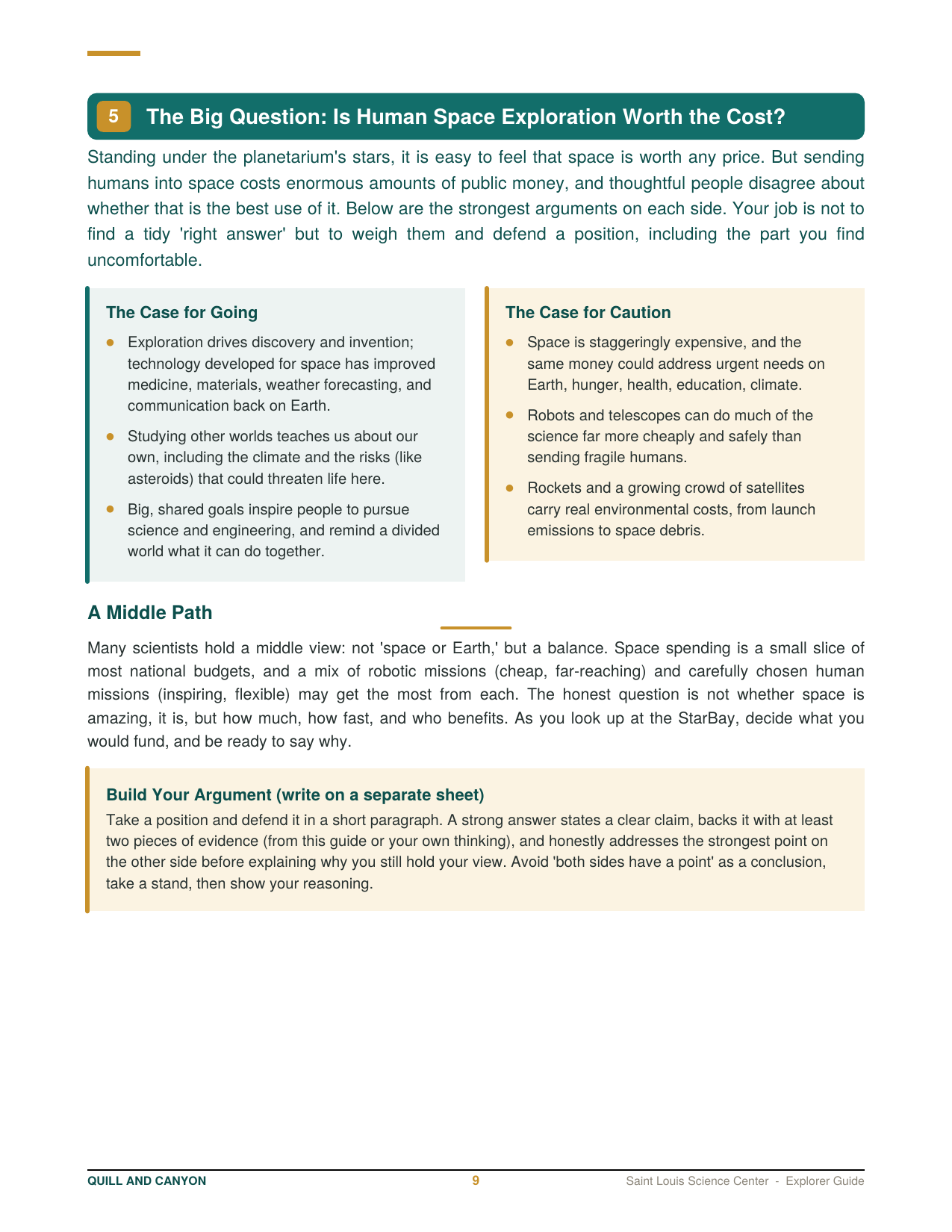 St. Louis Science Center Explorer Guide